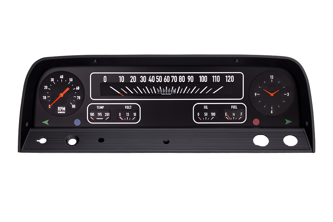 GaugeGuru's tweet photo. Our award-winning '64-66 Chevy Truck cluster is all-electric &amp; installs into your existing housing. Built-in ZST means ultimate compatibility with no external control boxes needed and 4 color options. #chevytrucks #gauges #classicinstruments https://t.co/4632RKIAIp https://t.co/Lj0tPXJkta