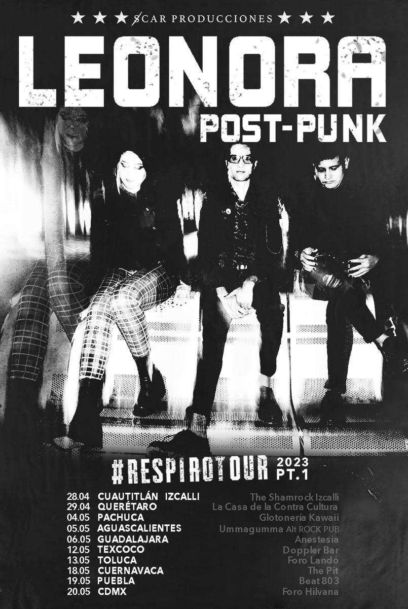 Hola <a href="/indierocks/">Indie Rocks!</a>, <a href="/filtermexico/">FILTER México</a>, <a href="/revistamarvin/">Marvin</a>
👋. ¿Nos pueden ayudar con esto? 😅 #RespiroTour #postpunk #darkwave #postpunkmexicano #punk #goth
