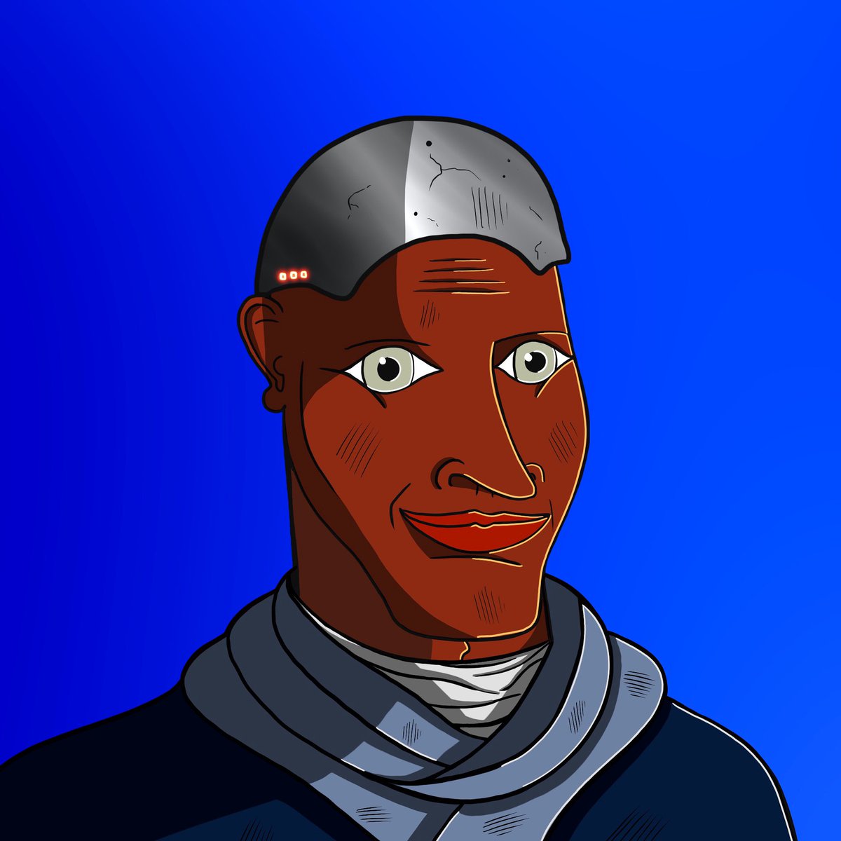 —Citizen 435—
Name: Hieronymus 
Age: 27
Occupation: explosives trader 
Location: The Diogenes 
Hobby: playing with gasoline 
Dream date: a visit to Pyromania World 
.
.
.
#thecitizenz #artwork #originalart #digitalart #art #digitalartwork #digitaldrawings #portrait #portraitart