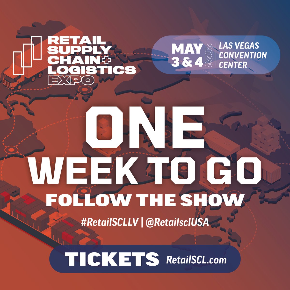flexport's tweet image. We&apos;re looking forward to joining @RetailSCL_USA in Las Vegas next week for #RetailSCLLV! 🛍️ If you&apos;re attending, don&apos;t miss Wednesday&apos;s session featuring @flexport&apos;s Cory Sanderson. 🙌 For tickets or more info, visit: retailscl.com #supplychain #logistics #retail