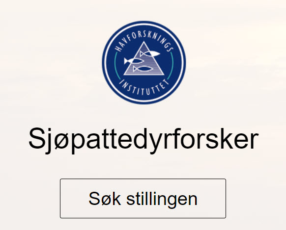 Permanent job for a marine mammal scientist with the Institute of Marine Research in Norway - jobbnorge.no/ledige-stillin…