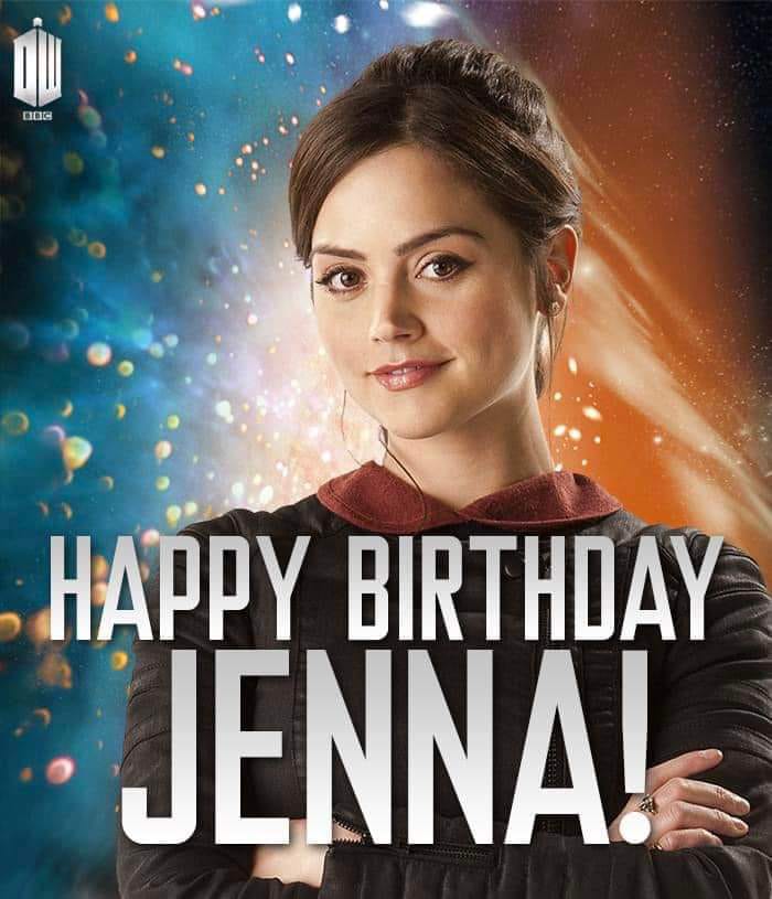 Hoy es el cumpleaños de Jenna Coleman.
Nuestra querida Clara Oswald en Doctor Who.
¡Happy birthday ! 