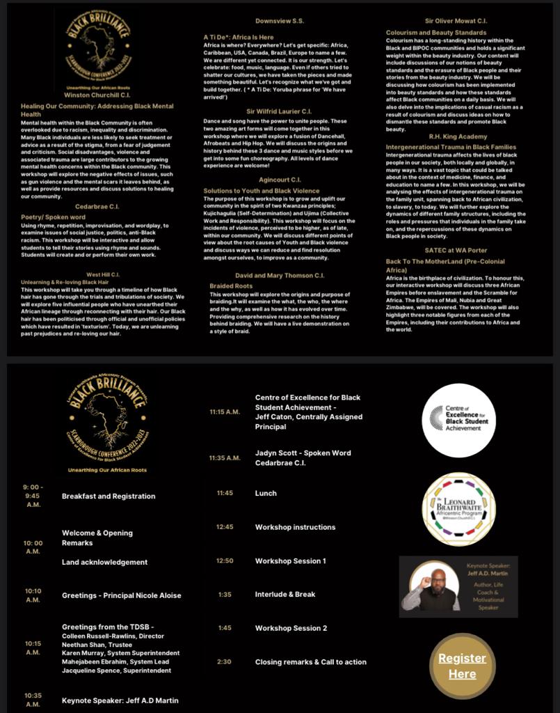 The theme of this year's conference is Unearthing Our African Roots. Here's a peek of the seeds being planted today!