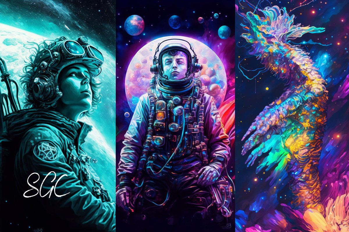 studiogreencode's tweet photo. Day 4: #GalacticWanderer - Exploring the vastness of the universe 🚀🌌 Use #StudiogreencodeCelestialDreams All are welcome to post, Let's have fun with this!!
#AIArtCommunity #Aiart #midjourney #midjourneyart #inspirationweek #ArtOnTwitter #NFTartwork #Studiogreencode #Dream https://t.co/7iucJFRJyd