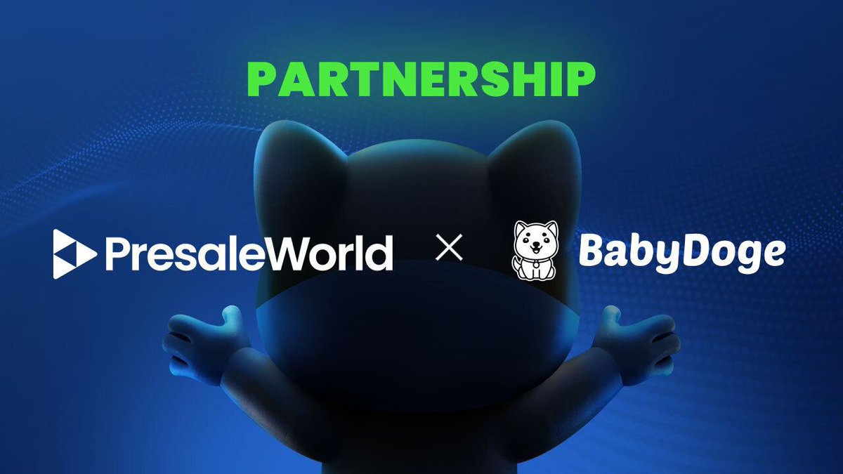 PresaleWorld's tweet photo. List on BabyDogeSwap when you launch on https://t.co/dzdi953zRQ!

We have been working with the @babydoge team so projects can now send their initial liquidity to the amazing BabyDogeSwap right from launch!

BabyDoge offers free custom widgets, lockers, farming as a service, fees as low as 0.09% depending on the BabyDoge you hold.

Welcome to the BabyDogeArmy!

https://t.co/kRd2UGVASa | https://t.co/7zQDGDKwL4 | 💙🌍