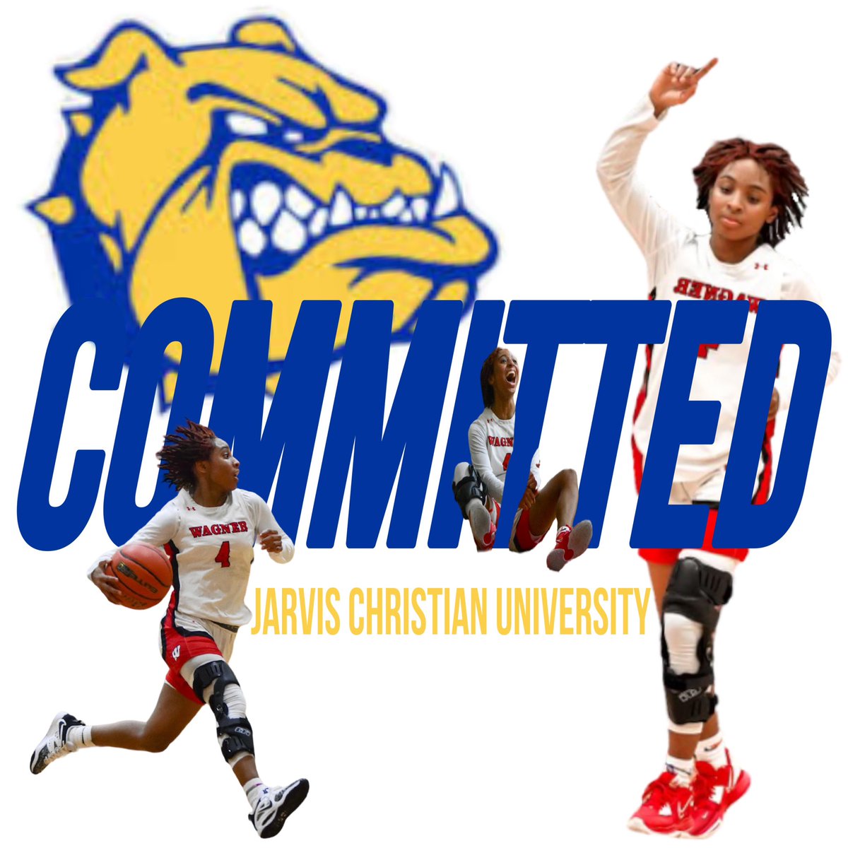 chosen1jacy's tweet photo. When one door closes another one 
opens 💛 @jcubulldogs #committed https://t.co/Py7gxWzWTL