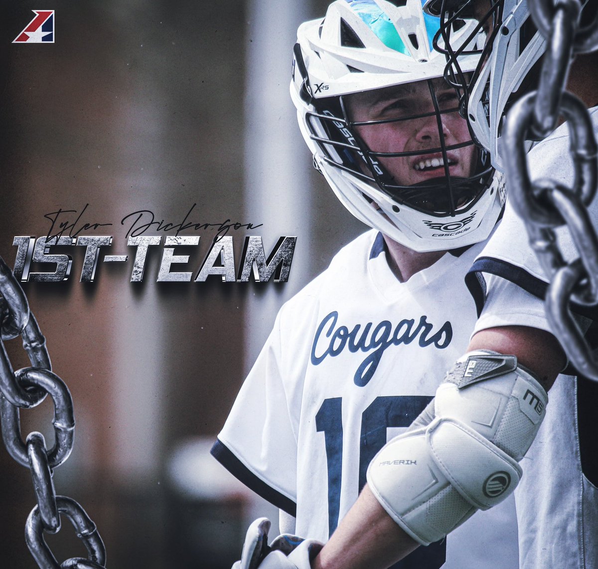Congratulations to Tyler Dickerson on being named to the Heart of America First Team! Dickerson was third in the conference with 38 goals and fifth with 54 total points. <a href="/MVNUlax/">MVNU Lacrosse</a>