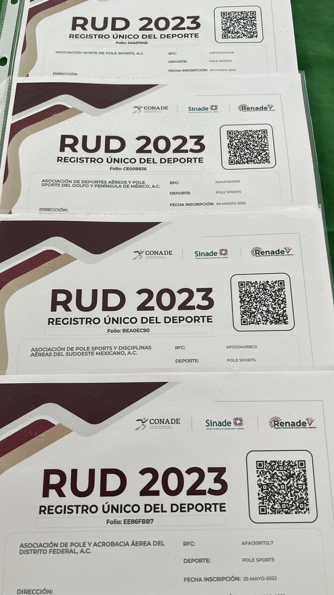 Femexpole's tweet photo. Orgullosos de nuestras asociaciones que reciben el reconocimiento y registro de @CONADE https://t.co/gFfoHp1bWK