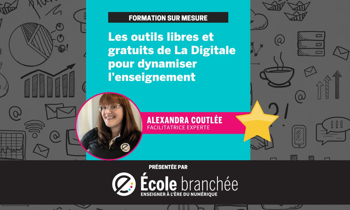 ecolebranchee's tweet image. L&apos;École primaire Le Carignan recevait cette semaine Laurie Couture pour parler des usages de Genially, et Alexandra Coutlée a guidé son groupe dans l&apos;utilisation de La Digitale. 

Trouvez la #formation qu&apos;il vous faut:
ecolebranchee.com/chercher-forma…
#DevProf