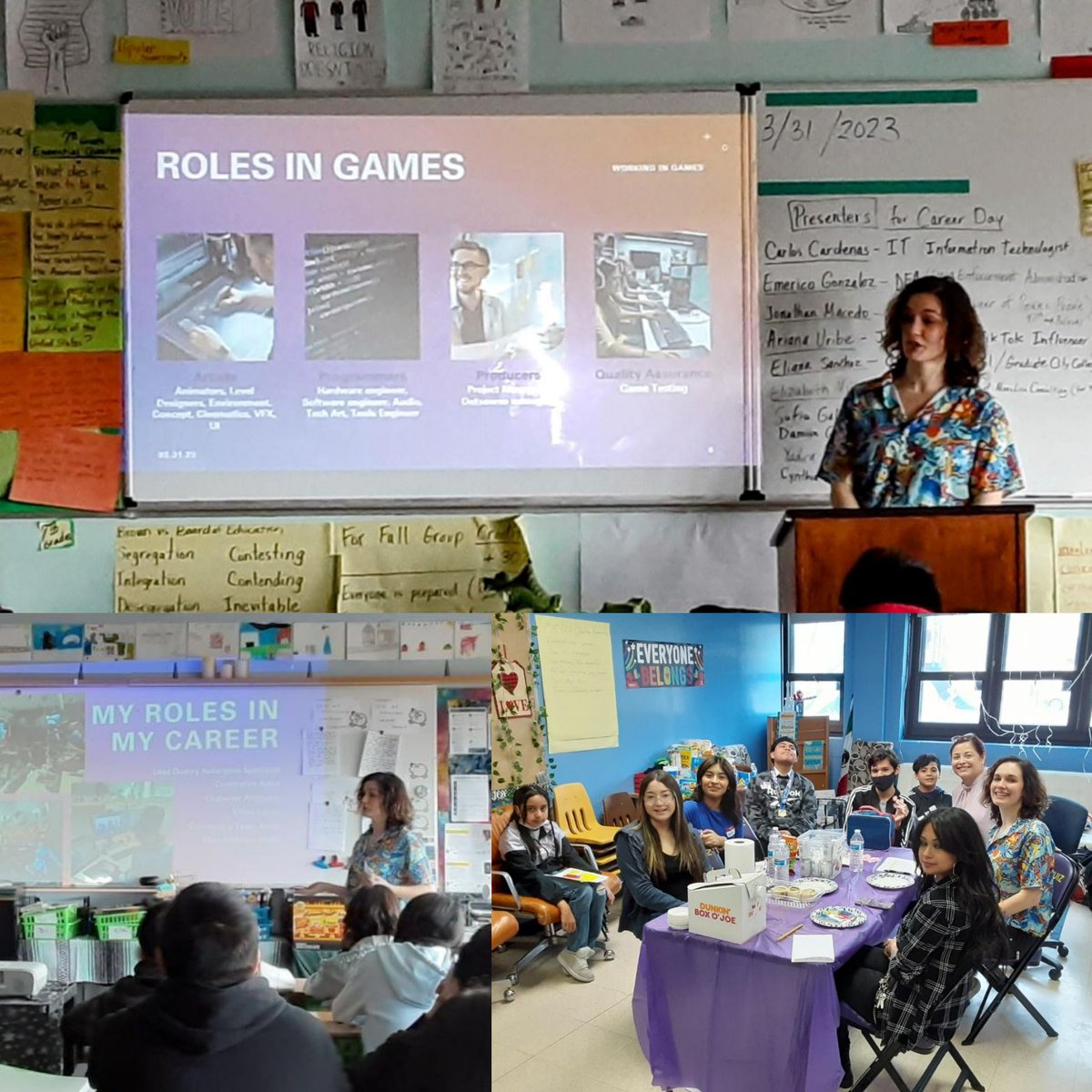 IronGalaxy's tweet image. Iron Galaxy Media Artist, Jess Wiedner, spoke with students of Irma C. Ruiz Elementary about working in Game Development. She taught them the roles available and subjects they should take to build their skills for each. Your journey in game development can never start too early!