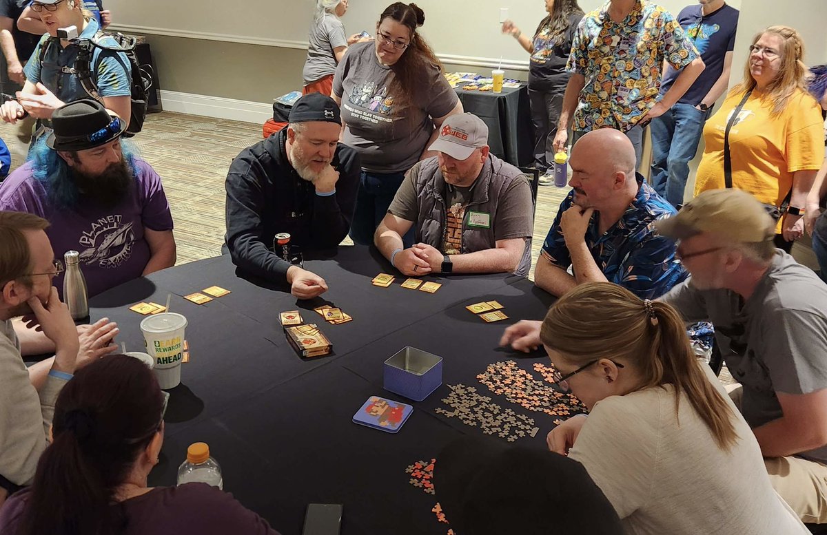 Had a blast showing everyone the ropes on Dungeon Murder live in Vegas. Positive responses all around. So excited for this to get to people. DungeonMurder.com