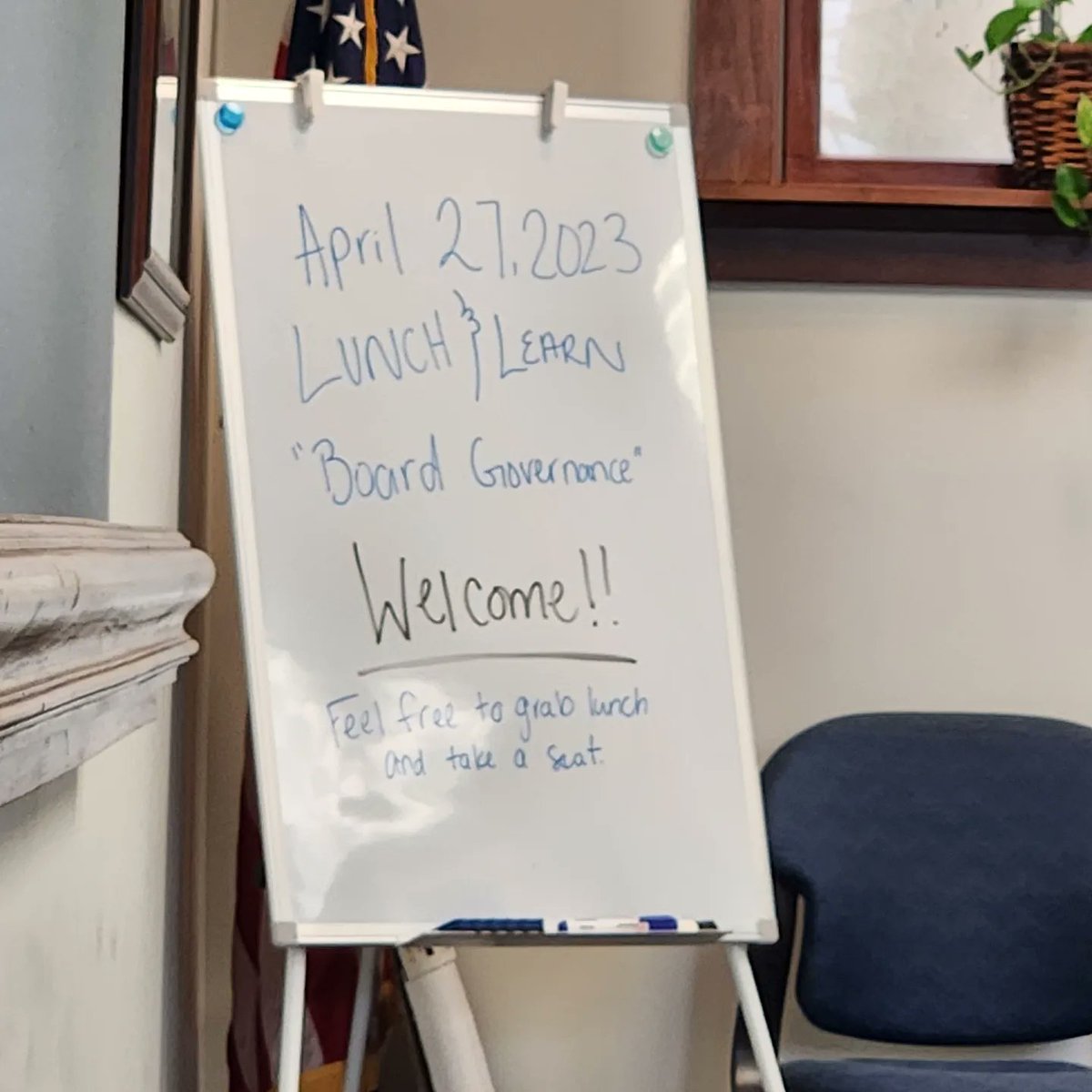 Lunch &amp; Learn 

We had a great turnout for our Lunch &amp; Learn on Board Governance, facilitated by
Stacy Williams of Carter Global.
Stacy offered our members key insight and concepts for being a great and active board member!
