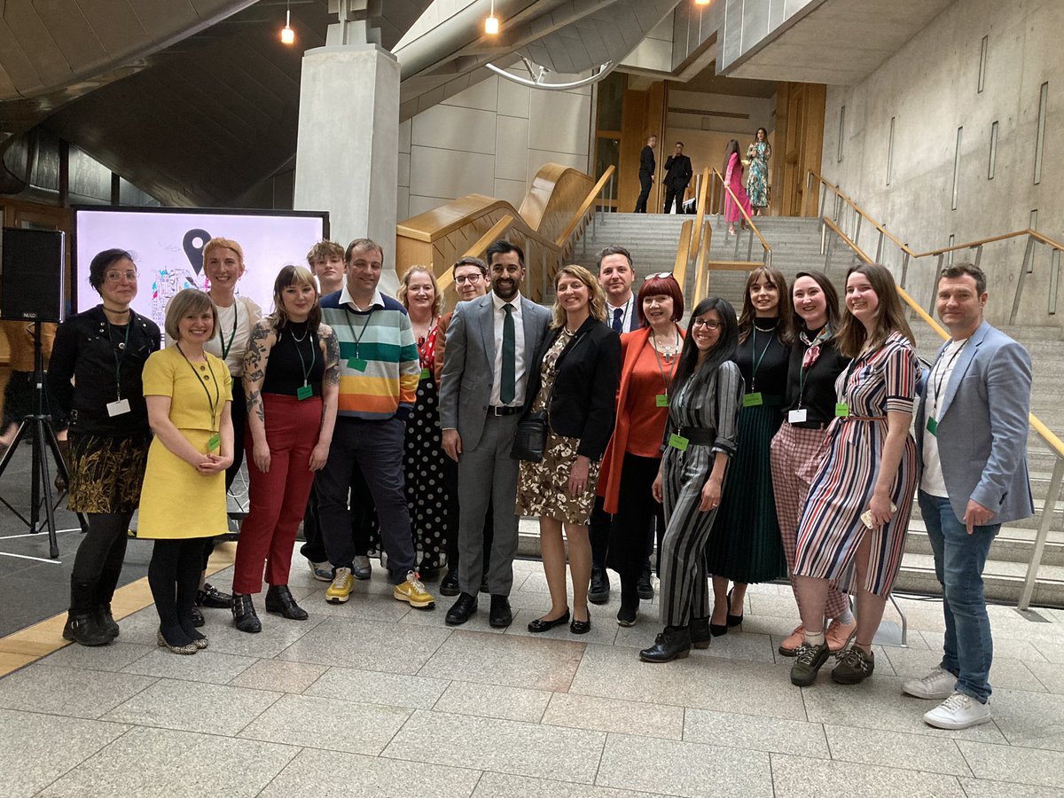 OonaghGil's tweet photo. A great night @ScotParl celebrating the achievements of @CreateStirling and award winning @MadeInStirling. 

Supporting businesses, creative thinking and reinvigorating the high street. What’s not to like? https://t.co/DPreyUe9IA