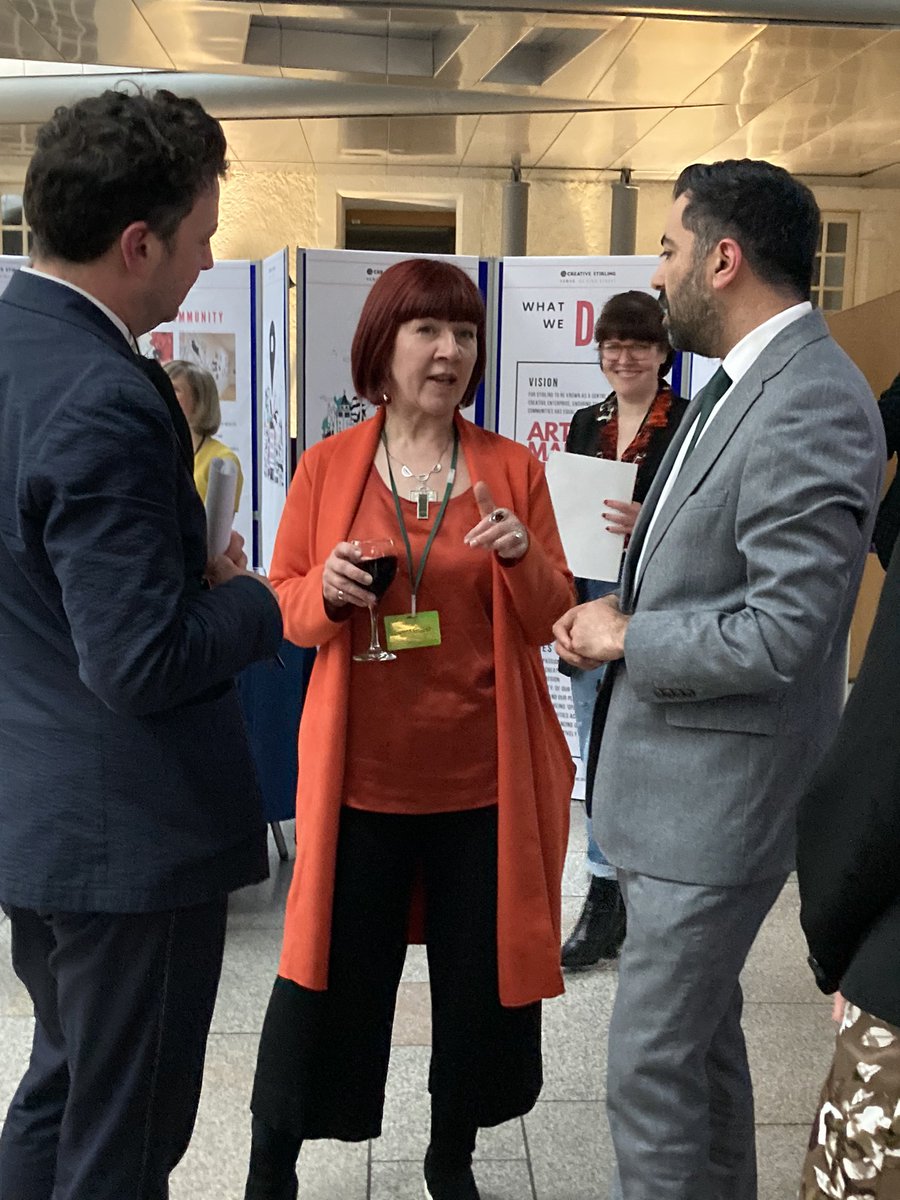 OonaghGil's tweet photo. A great night @ScotParl celebrating the achievements of @CreateStirling and award winning @MadeInStirling. 

Supporting businesses, creative thinking and reinvigorating the high street. What’s not to like? https://t.co/DPreyUe9IA