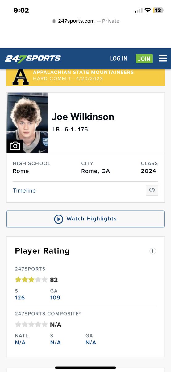 Blessed to be ranked as a 3 star @Mansell247 @247Sports