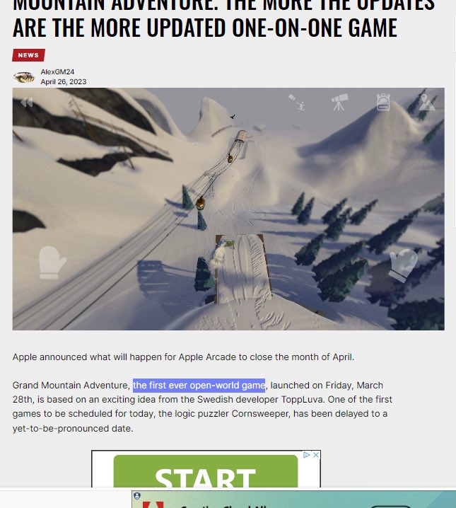 Contrary to popular belief, we didn’t invent the open-world concept. We just blatantly stole the idea from an early 1-star review asking us to “please remove the borders at the edge of the map so I can keep skiing” #gamedev