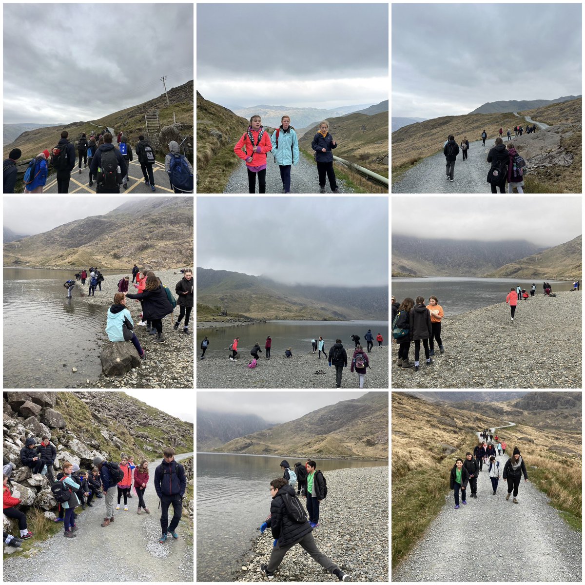 ysgolbroallta's tweet image. Rhan 3 o’r daith - Yr Wyddfa 🏔️ Part 3 of the trip - Snowdon 🥾 #blwyddyn6 #pwllglo