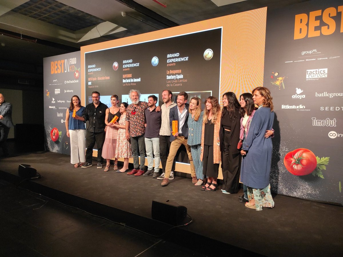 Premiados en BEST Brand Experience Eventos, con oro para Las uvas lentas de La Casera y <a href="/ladespensa/">La Despensa</a>. Enhorabuena! 
#BestnFood23