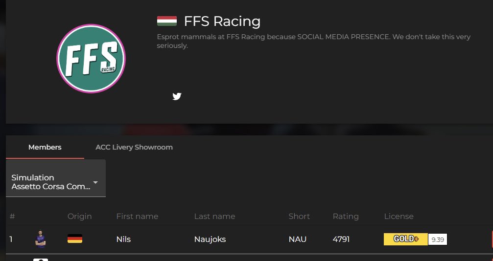 Welcome @n1lyn to FFS Racing! Fantastic signing for the 2023 season.. 🤡 #dedzebra
