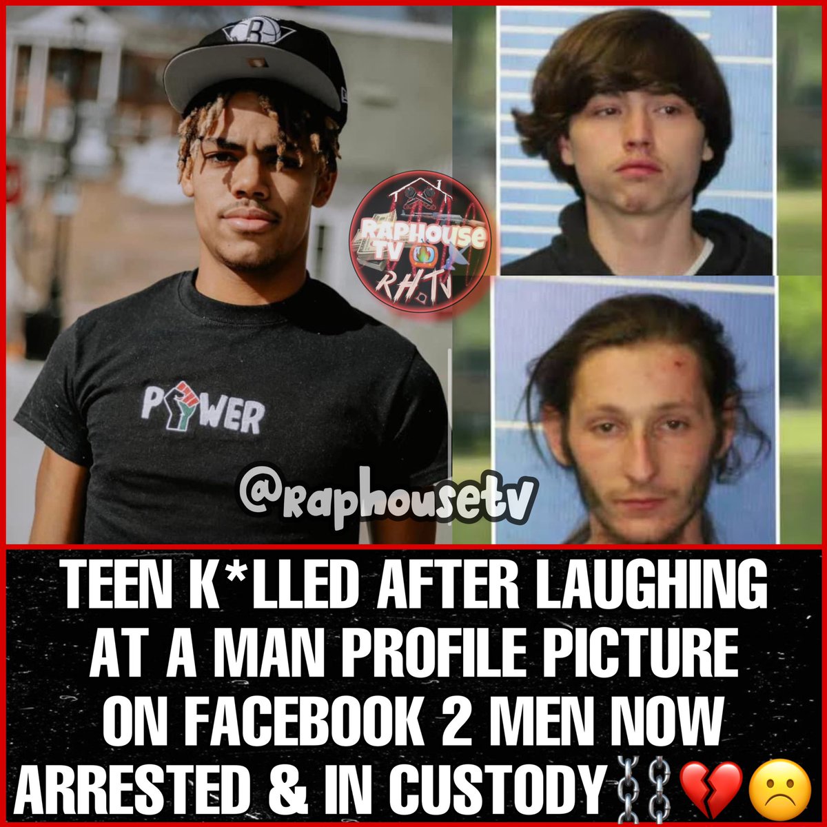 raphousetv2's tweet image. 18 Year Old Teen Killed after Laughing at a man’s Profile Picture on Facebook 2 Men Now Arrested &amp;amp; in Custody 💔🤳🏻