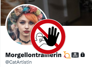 gtorges's tweet photo. Seite Tagen ist die ❤️ @bohngiorno einer Melde- und Verleumdungskampagne ausgesetzt, die im wesentlichen von @CatArtistin (@MedeKatze) ausgeht. Leider hat sich auch @BakedBeans2023 alias @UpsssOhJe von ihr einspannen lassen.
#Blockempfehlung für alle vier!
cc @cLyppersen @n3ll41 https://t.co/eQcgDz7rPE