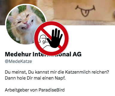 gtorges's tweet photo. Seite Tagen ist die ❤️ @bohngiorno einer Melde- und Verleumdungskampagne ausgesetzt, die im wesentlichen von @CatArtistin (@MedeKatze) ausgeht. Leider hat sich auch @BakedBeans2023 alias @UpsssOhJe von ihr einspannen lassen.
#Blockempfehlung für alle vier!
cc @cLyppersen @n3ll41 https://t.co/eQcgDz7rPE