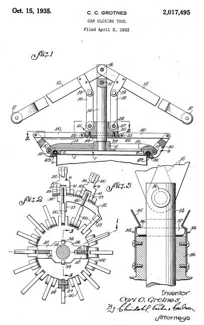 Did you know that Grotnes is credited with inventing the closing tool we still use today? The patent for the ‘Can Closing Tool’ was filed 90 years ago this month in 1933! Visit our website at shop.grotnes.com 

#Closingtools #Patented #Steelcontainers #IndustrialPackaging