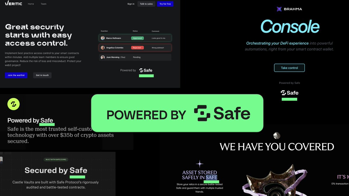 "Powered by @Safe" will be the "Intel Inside" of web3.