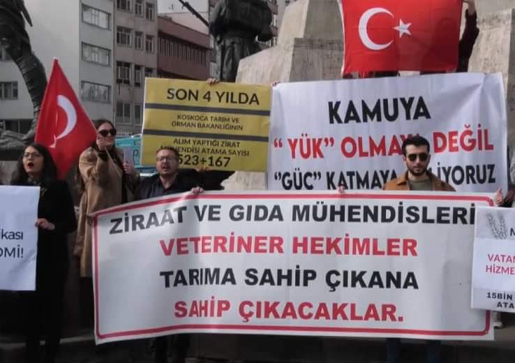🇹🇷Ziraat mühendisleri, veteriner hekimler, gıda mühendisleri Tarım Bakanlığı'ndan ek değil ilk atama istiyor❗️

⚠️Tüketim toplumu olmaktan çıkmalı bir an önce üretim damarlarımızı bilimle destekleyerek güçlendirmeliyiz.

⚠️Tarım ve hayvancılığın gelişimi için veteriner