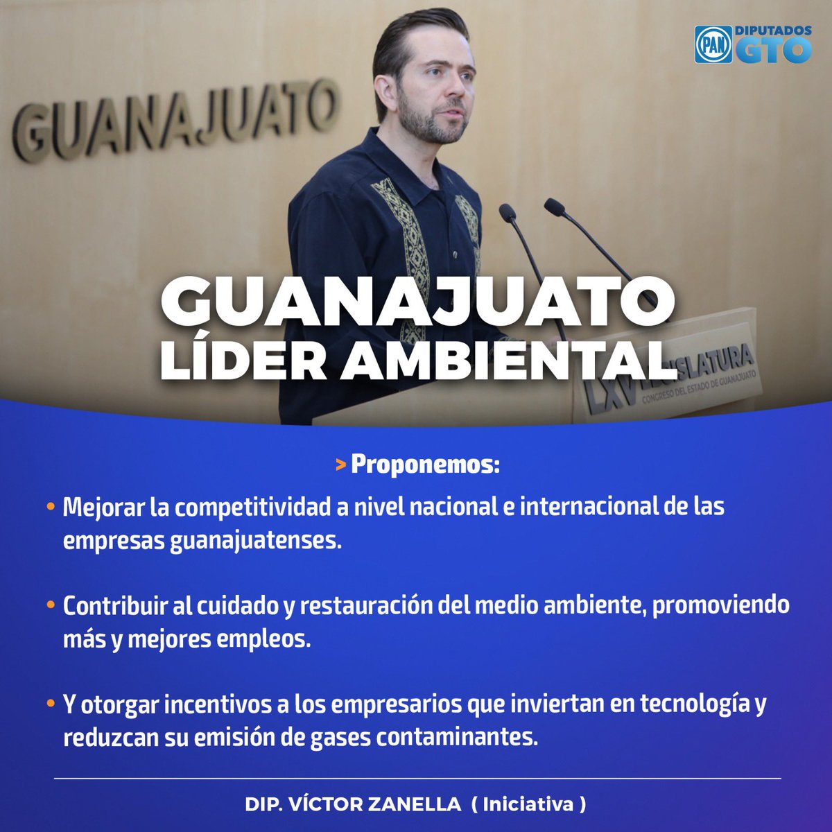 Hoy @DiputadosPANGto hemos presentado una iniciativa que sigue movilizando, aún más, a #Guanajuato como #LíderAmbiental. La presentó mi compañero @VictorZanella y aquí comparto el documento👇🏻

congreso-gto.s3.amazonaws.com/uploads/orden_…