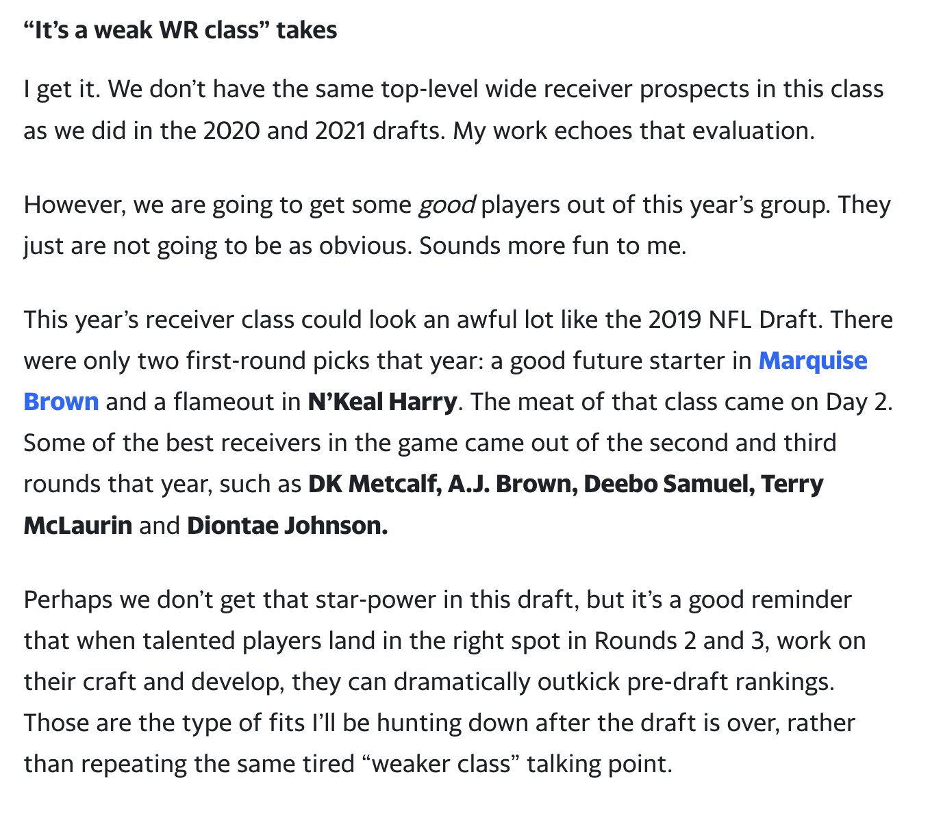 yahoo pre draft rankings