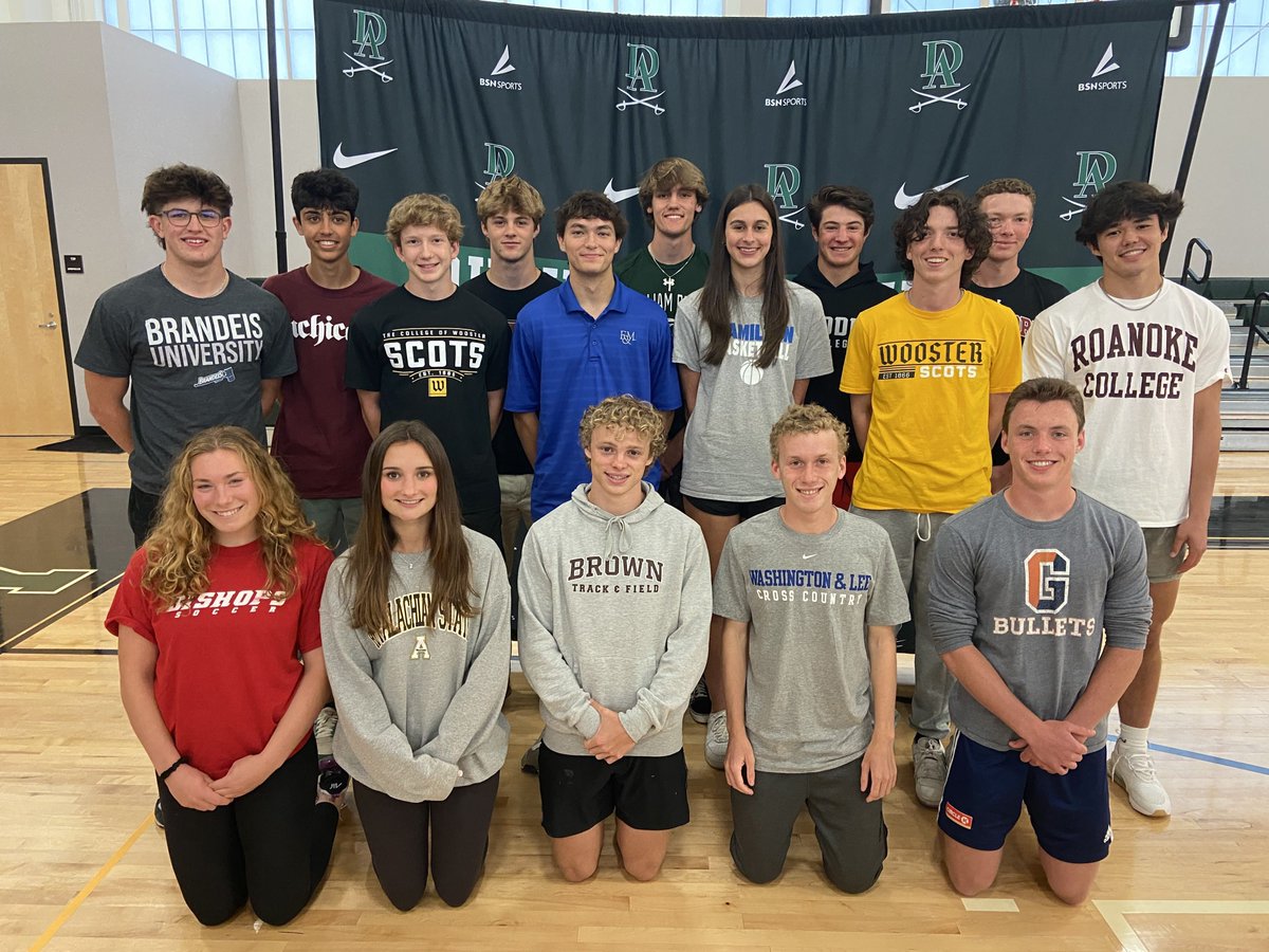 Congratulations to our 16 Seniors who signed their "LOI" today to continue their Academic and Athletic Careers at the next level!