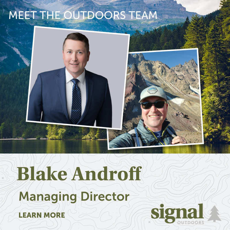 SignalOutdoors's tweet photo. Meet Blake, Signal Outdoors Chair and resident public lands fanatic. He helps guide Signal’s outdoor recreation and conservation clients through Washington DC’s political and media landscape.  #OutdoorsSpotlight @blakeandroff