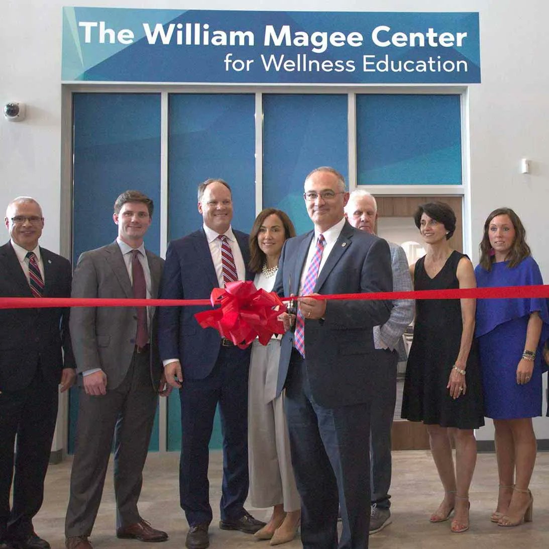 A group of students from the campus MBA program is currently running a campaign to raise awareness and financial support for the William Magee Center for AOD and Wellness Education. Their efforts will benefit the numerous resources that the organization provides for students.