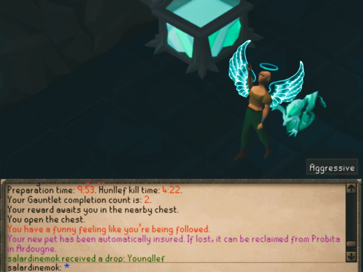 2KC Hunllef 😉 

Gzzzzz!

#osrs #Runescape #spooned #gauntlet