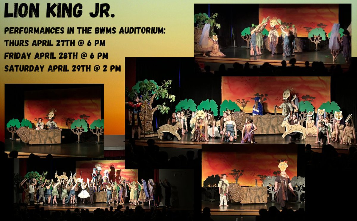 BlackWaterMS's tweet photo. The first show is tonight at 6 pm... hope you can all come out this weekend as these Black Water Bears have worked hard to bring this wonderful show to life!  
Tickets are $8 in advance (plus fee) or $10 at the door (cash/card). Link to order tickets- https://t.co/ZJBvdJpEZz https://t.co/AJvhrvNF5u