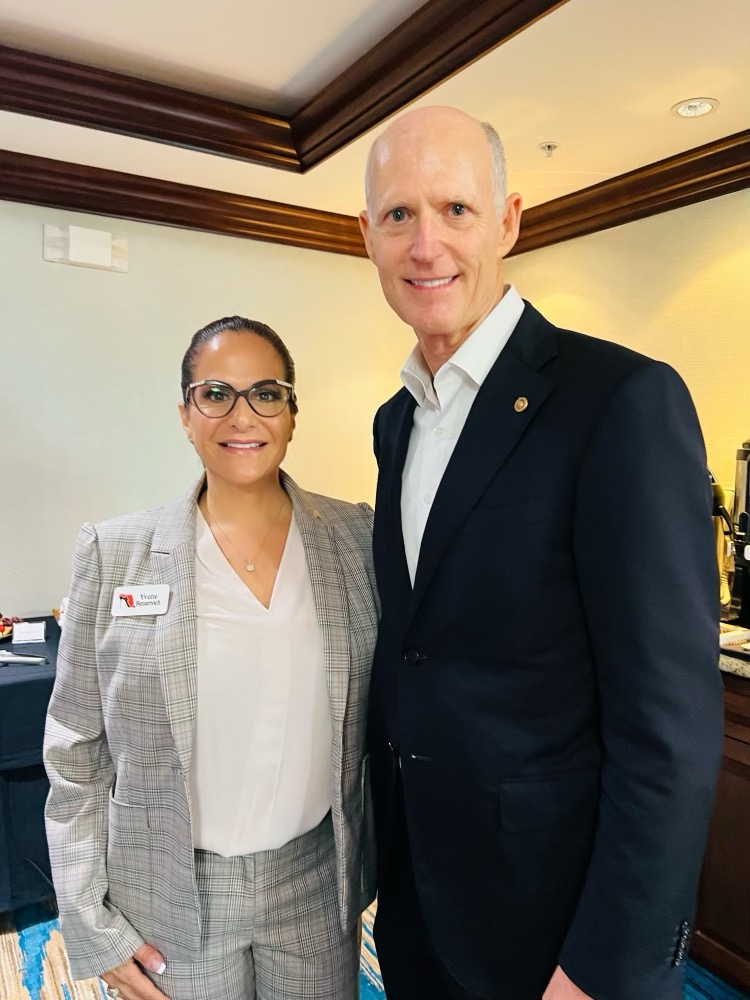 Yvette4FL's tweet photo. It was an honor to attend a breakfast roundtable with Senator Rick Scott (@ScottforFlorida) and Congresswoman Laurel Lee (@Vote_Laurel) 🇺🇸 https://t.co/lfYFrm9OJP