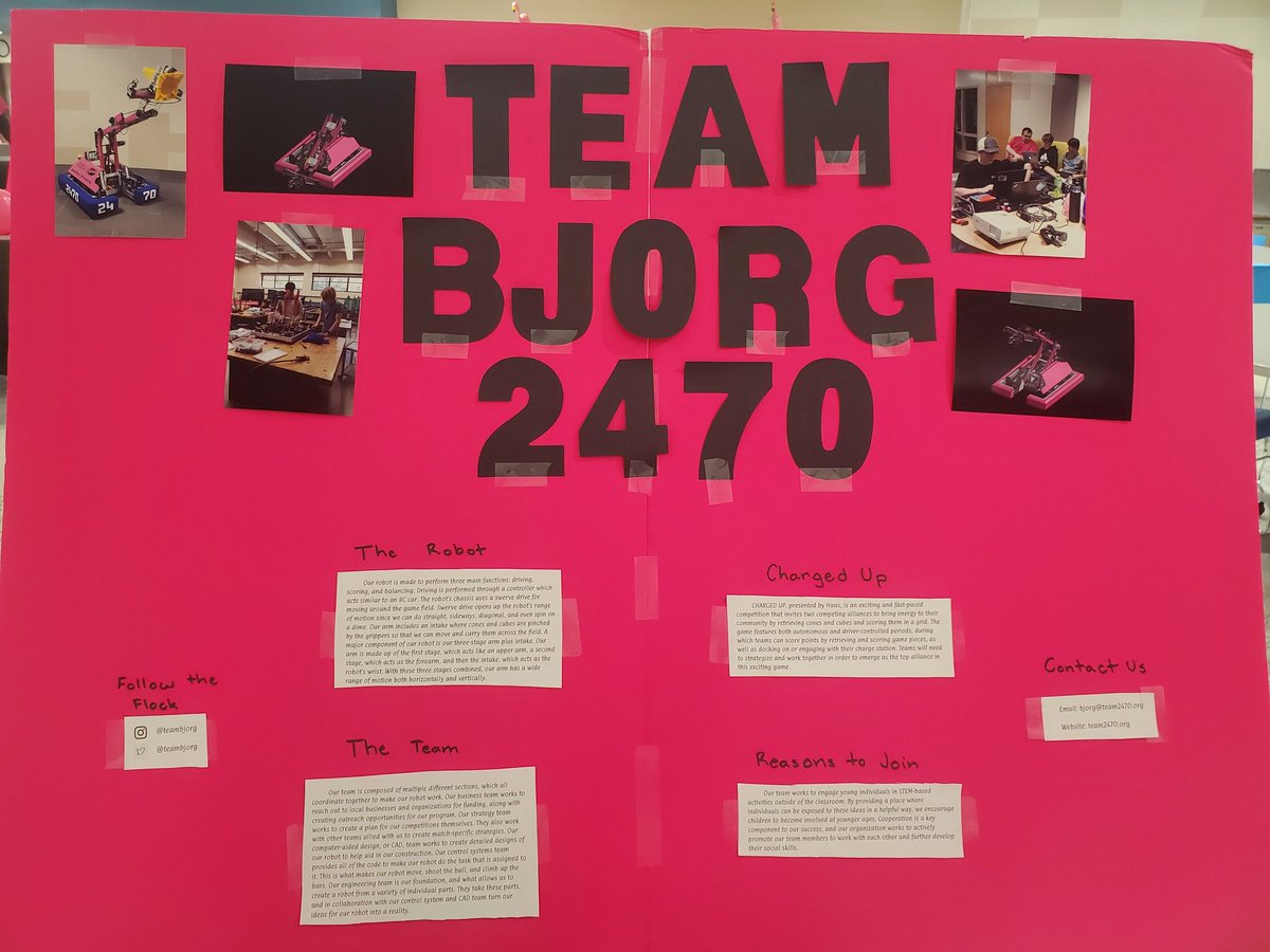 teambjorg's tweet photo. We had so much fun setting up for the appreciation and info night yesterday! More posts on the way of how it went~ 😊 https://t.co/QSOvE0YXuR