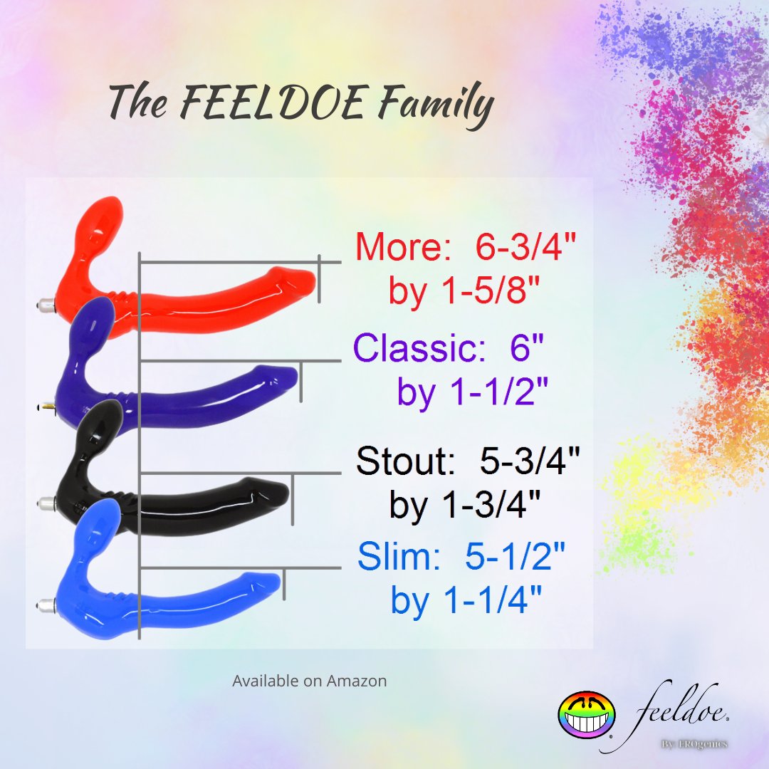 EroFeelReal's tweet image. Every member of the FEELDOE family has its own name, size and color. Pick the one that you like the most or just take one of each 🥰

feeldoe.com
realdoe.com

Available on Amazon

#dildo #pleasure #vibrators #feeldoe #straplessdildo #LGBTQIA #LGBTQ