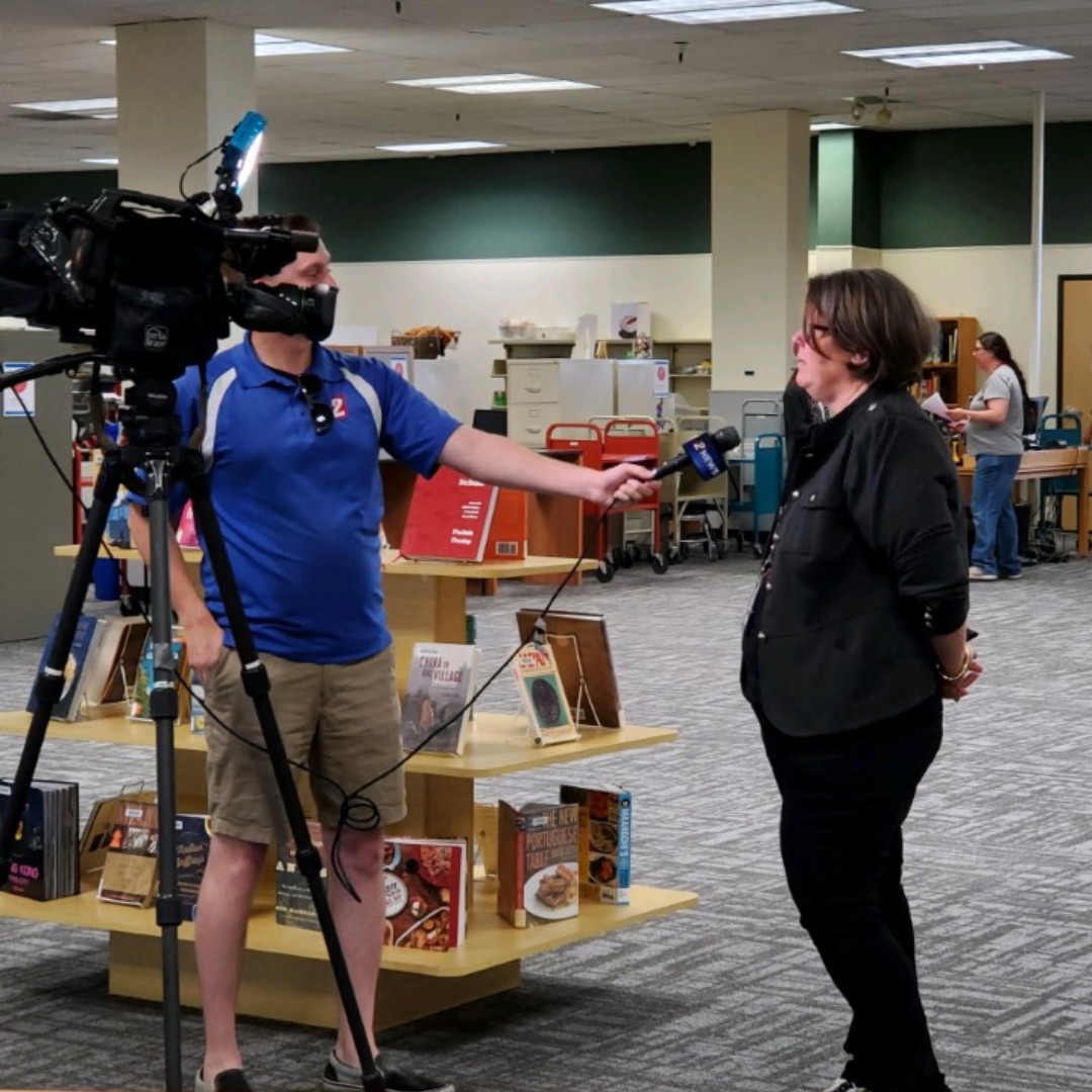 WashoeLibrary's tweet photo. We're so excited to be back in action at the #SierraViewLibrary! Keep an eye out for Sarah, the Branch Manager, appearing on @KTVN 2 News later with more details about the newly renovated branch. https://t.co/CYwXlkxf2l