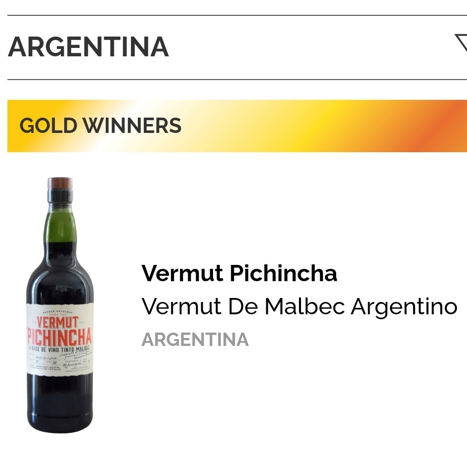 Hoy se publicó la lista de los ganadores del
World Vermouth Awards 2023, que organiza <a href="/TheDrinksAwards/">World Drinks Awards</a> en Londres y nuestro hermoso y querido <a href="/vermutpichincha/">Vermut Pichincha</a> obtuvo la Medalla de Oro en la categoría Vermut Semi Dulce.

¡VAAAAMOOOOOOOOOOOOS CARAJOOOOO!