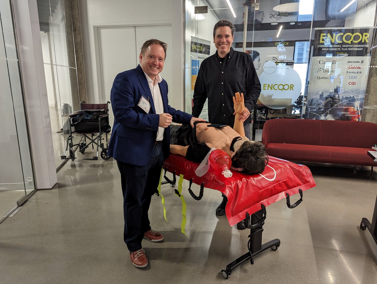 FrankSim2022's tweet image. Today is a great day for me and my team. We are at @CentechMTL ! Don't hesitate to come, talk to us and have a sneak peak at my awesome updated features! #EMS #trainingsimulation