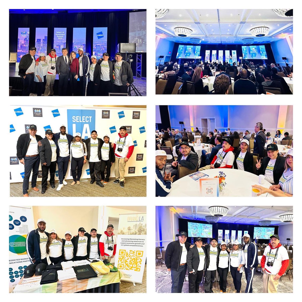 BrandLAorg's tweet photo. We’re at the #SelectLA Investment Summit presented by @WTCA @LAEDC with our @HomeboyInd Marketing trainees. #MoreOpportunities to transfer #KNOWLEDGE lead to economic development in our region.💫 https://t.co/G03OAD6HSe