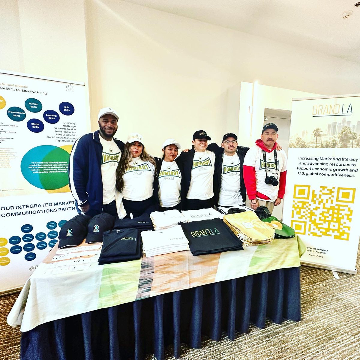 BrandLAorg's tweet photo. We’re at the #SelectLA Investment Summit presented by @WTCA @LAEDC with our @HomeboyInd Marketing trainees. #MoreOpportunities to transfer #KNOWLEDGE lead to economic development in our region.💫 https://t.co/G03OAD6HSe