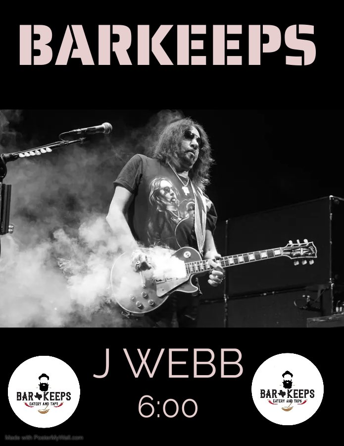 LocoJWebb's tweet photo. Tonight at @barkeepsnac !! Let’s have a party!! @kirstenssanchez @joshuadodson_ @AngelaKAsbury @brookedewitt39 @KaylaTrekell15 @olteansoasis @Miyagee11 @ShelbyR_21 @val_0307 @WhiskeyBaby2013 #thursday #livemusic #barkeeps #jwebb #nacogdochestx #spreadtheword https://t.co/CUGc4pFdn6