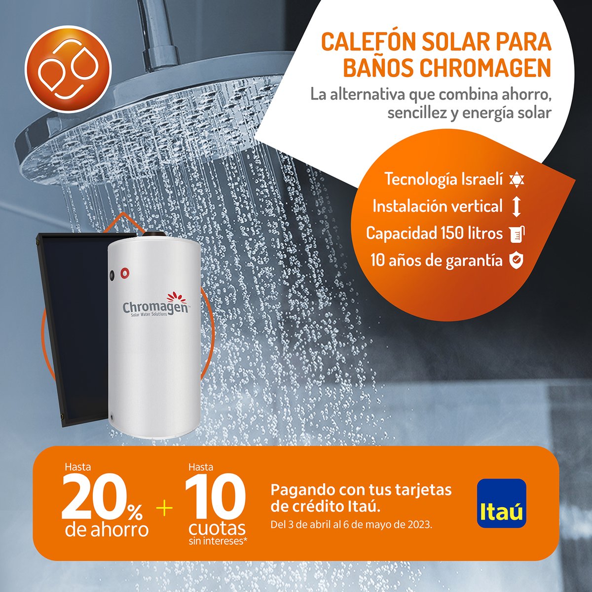 ealternativapy's tweet photo. Asegurate de tener agua caliente en el baño y toda la casa con un calefón solar Chromagen, que es una alternativa simple y limpia frente a otros sistemas de calentamiento de agua.

📞 021 222 767
📲 0984 657 669

#CalefónSolar #EnergíaAlternativa #ElegíVivirMejor https://t.co/bR251oYmiG