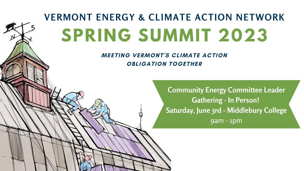 Please join VECAN on Sat., June 3rd in Middlebury to reconnect, strategize and help co-create opportunities to do our part to advance just and bold climate action! Learn more &amp; register to join us here: bit.ly/vecanspring
