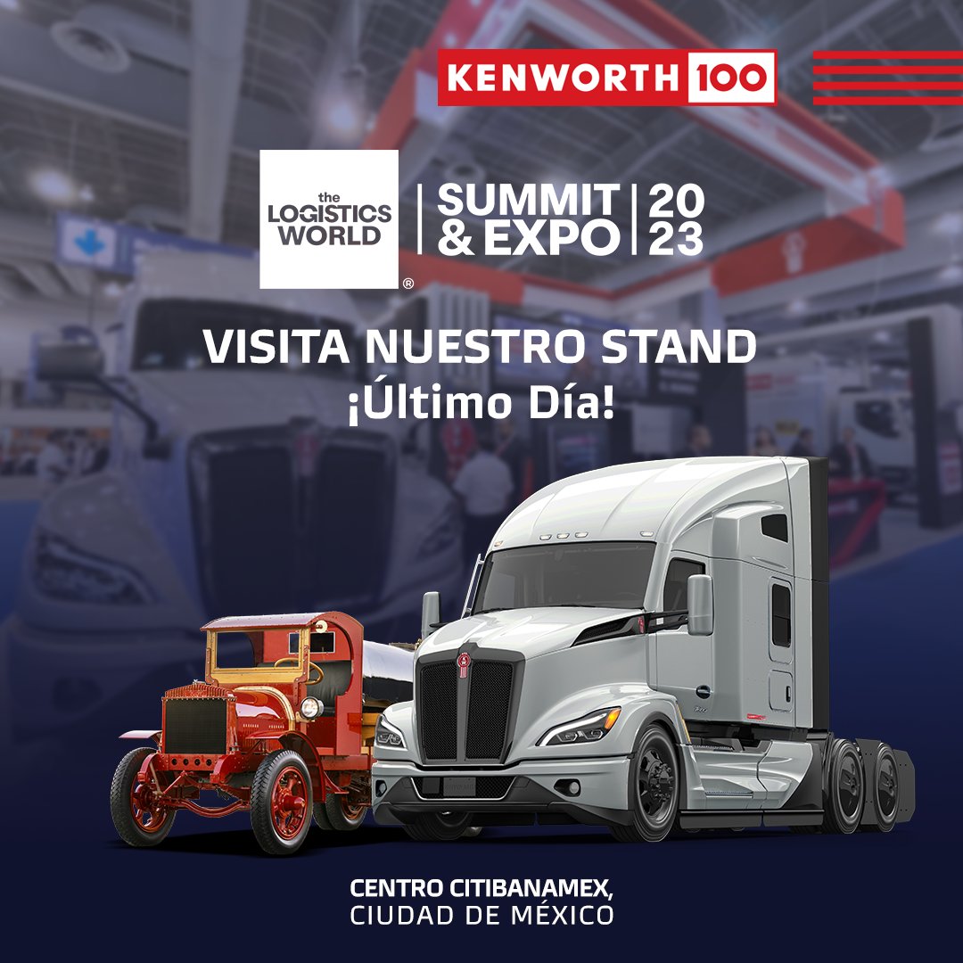 KenworthMexico's tweet photo. ¡Hoy último día! @thelogisticswd I SUMMIT & EXPO
📍 Te esperamos en Centro Citibanamex, en CDMX.
#Kenworth100 #KW55 #T680 #TLWEXPO2023 #MundoTLW #CreceConTLW https://t.co/LEFzmLYq48