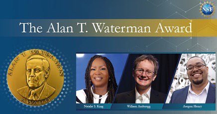 I’m proud to share that I am a recipient of NSF’s Alan T. Waterman Award - the nation’s highest honor for early-career scientists and engineers. I am the first Black woman, first STEM Education researcher, and first professor from GSU since it was established by Congress in 1975