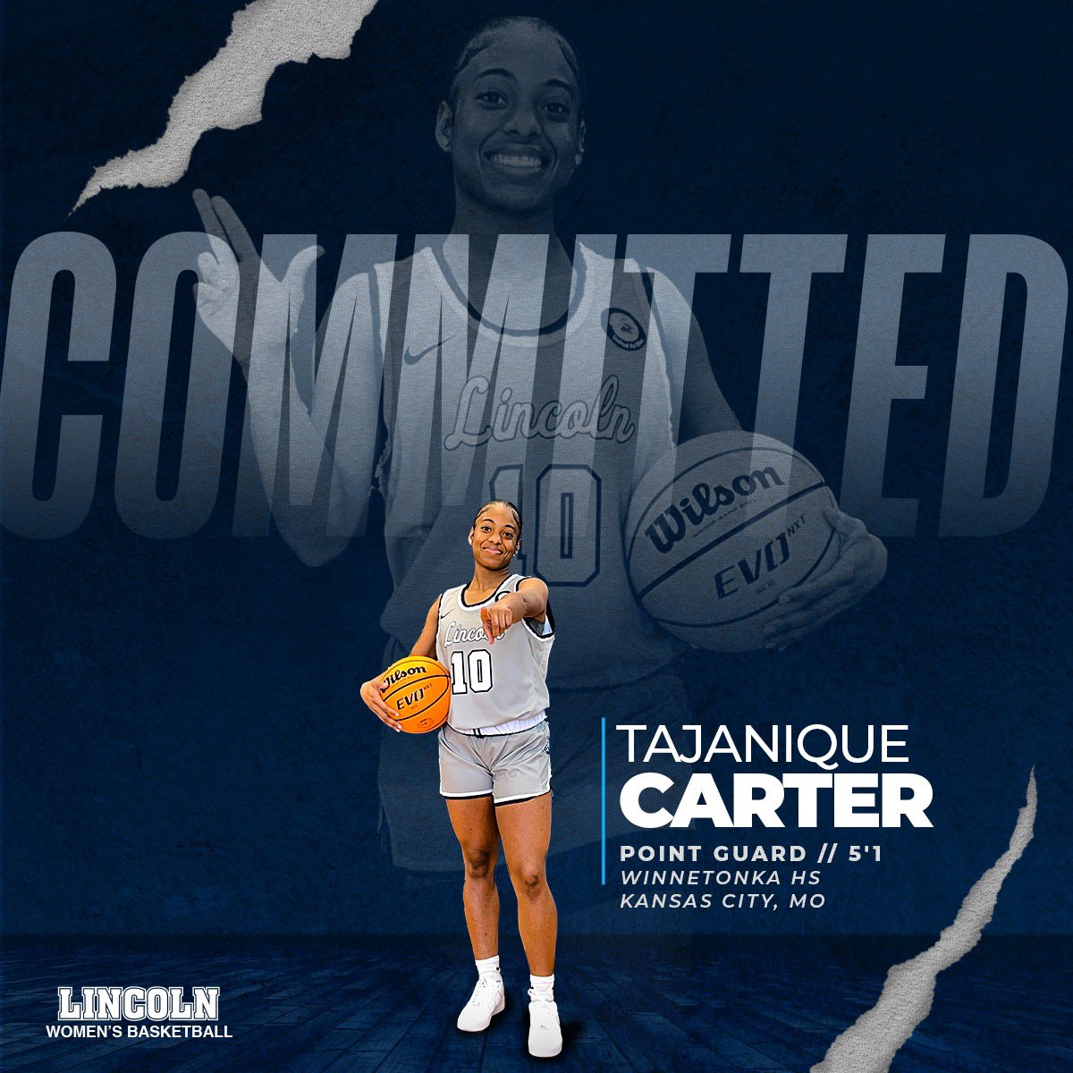 🔥 COMMITTED 🔥

We are excited to announce incoming freshmen Emma Wolken and Tajanique Carter as the newest members of the Blue Tiger Family. 

Welcome to it, Emma &amp; Taj! 

#BuiltDifferent / #LUMOWBB 🏀